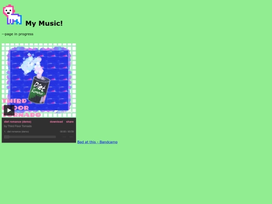 musicPage screenshot