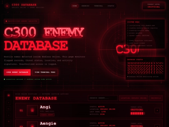 c300_enemy_database screenshot