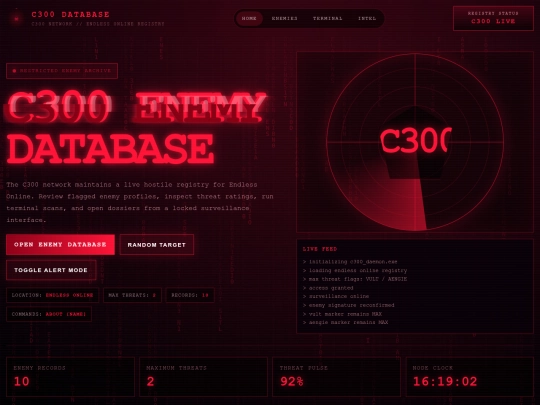 index screenshot