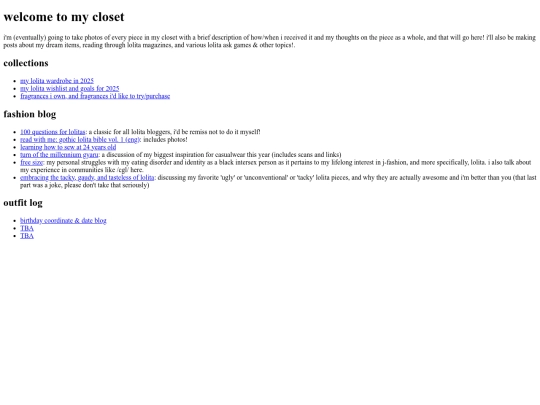 html/eglcloset screenshot