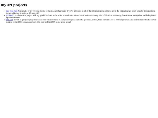 html/projects screenshot