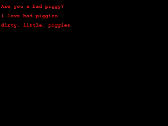 information screenshot