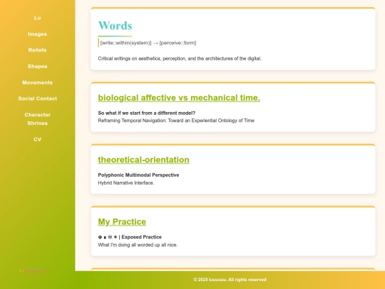 portfolio/words/words screenshot