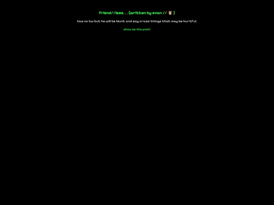pages/friendless screenshot
