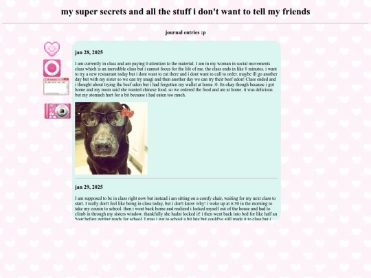 journalentries screenshot