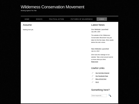 conservation_project/links screenshot