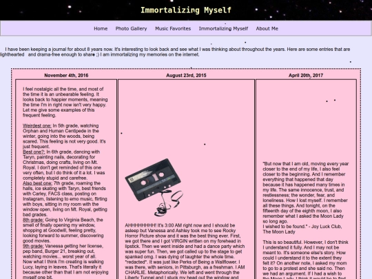 ramblings screenshot