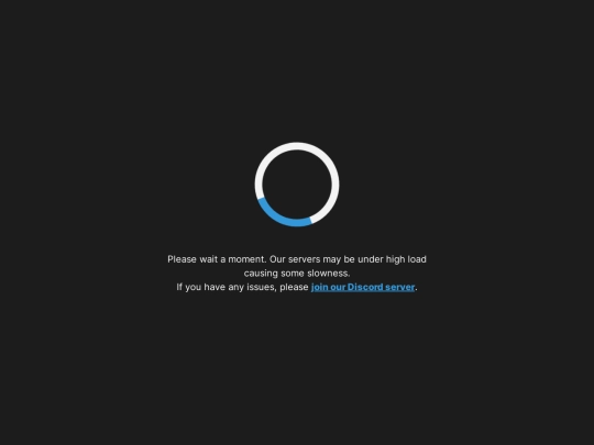 static/loading screenshot