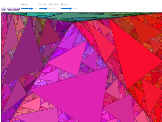 warpingsierpinskitriangle screenshot