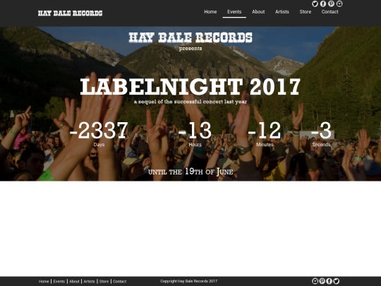 events screenshot