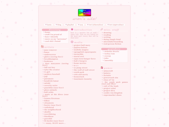 interests screenshot
