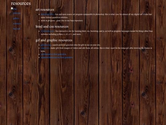 resources screenshot