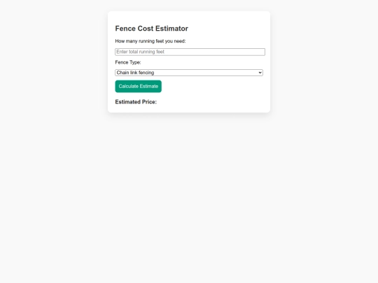 primelinefencing/estimate screenshot