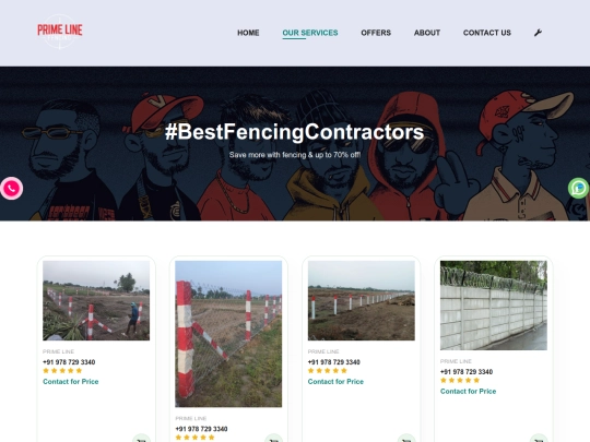 primelinefencing/service screenshot