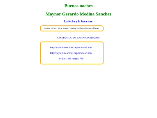 modulo3 screenshot
