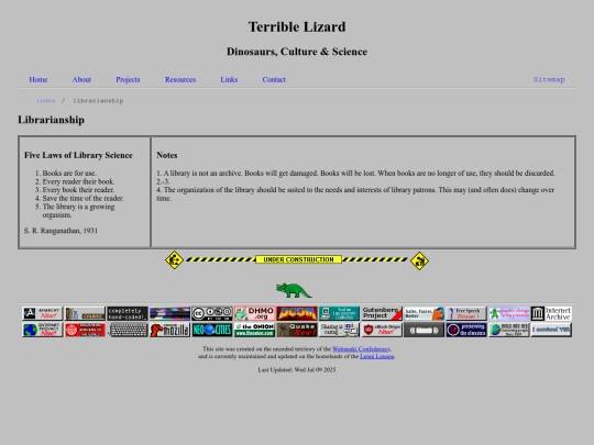 library screenshot