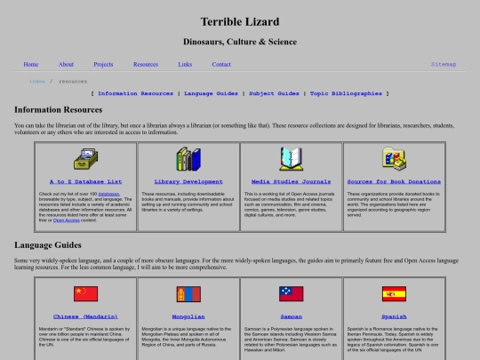 resources screenshot
