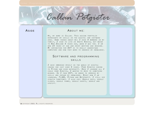 DIT_designerwebsite_assessment/indexA screenshot