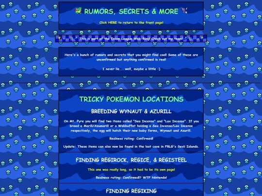 rumors screenshot