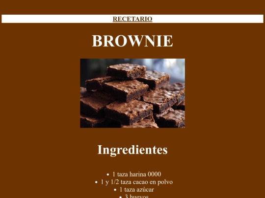 recetario/BROWNIE/brownie screenshot
