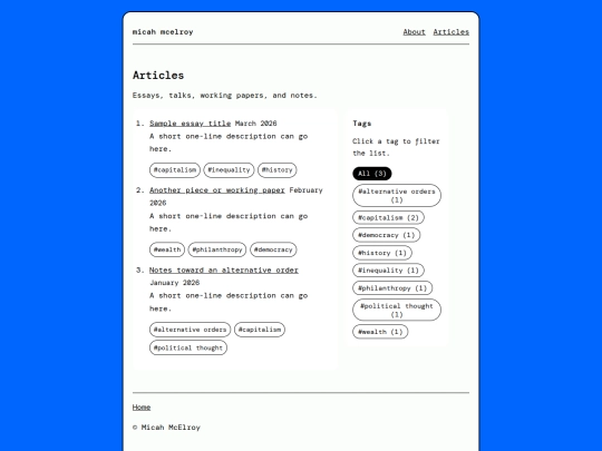 articles screenshot