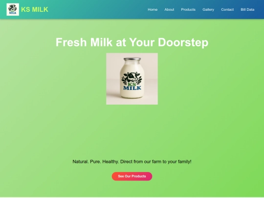 MILK BUISINESS/home screenshot