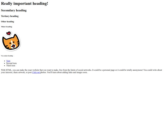 index screenshot