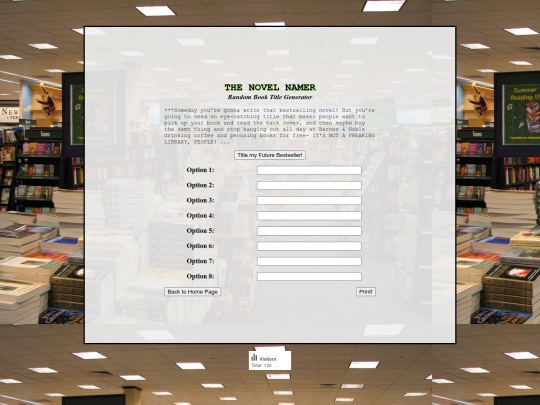 novelnamer/novelnamer screenshot
