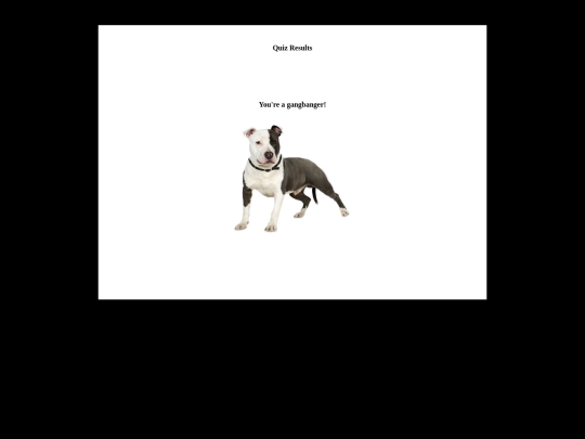 quiz/gangbanger screenshot