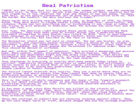 patriotism screenshot