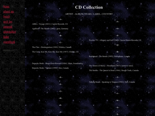hoard/cdcol screenshot