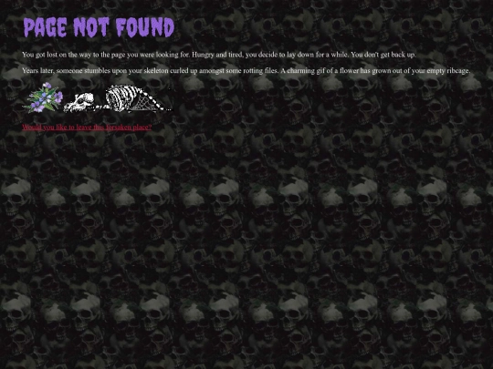 not_found screenshot