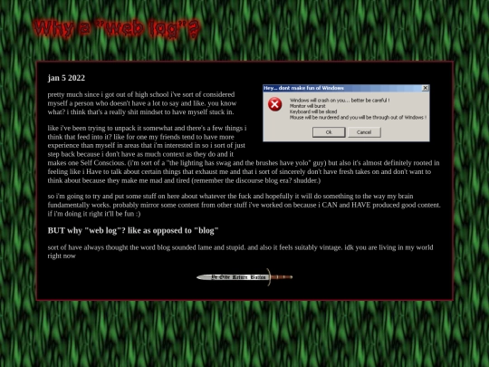 weblog/050122 screenshot