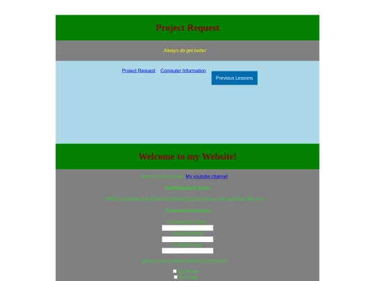 homepage screenshot