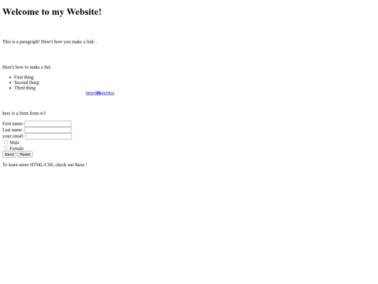 lesson10/w3form screenshot