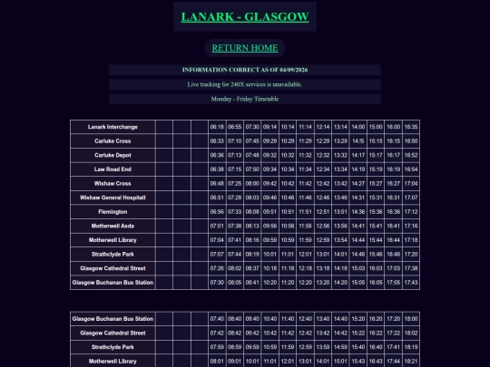 240X-Lanark-Glasgow screenshot