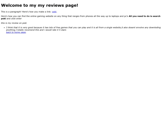 reviews screenshot