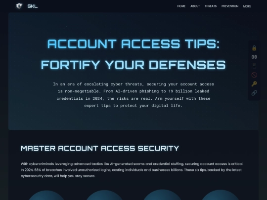 account_access_tips screenshot