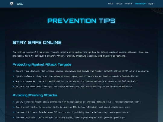 preventionTips screenshot