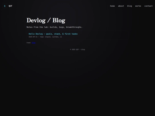 blog screenshot