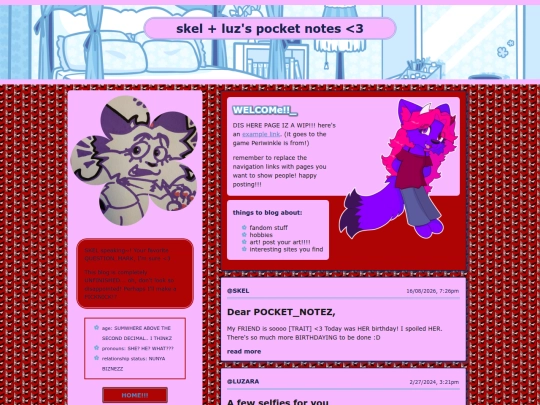 blog screenshot