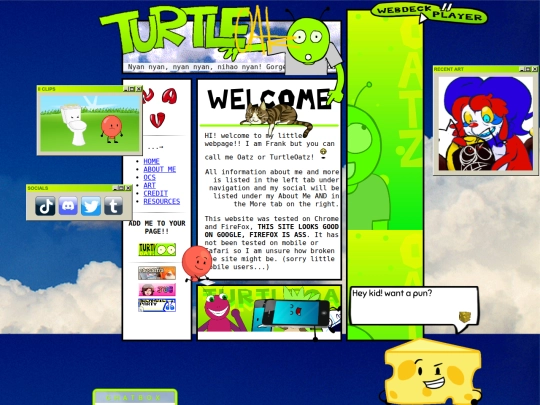 HOMEPAGE screenshot