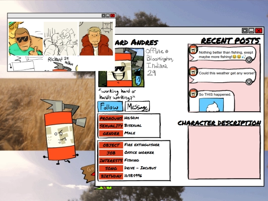 Oc pages/Richard screenshot