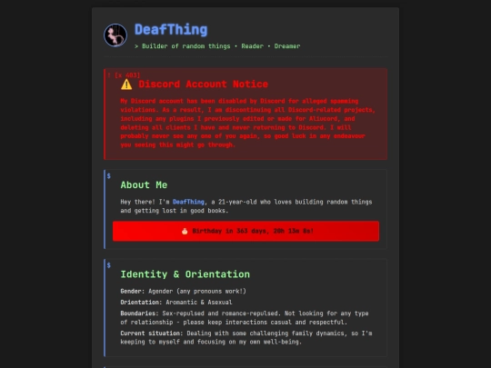 index screenshot