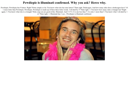 Pewdiepie is illuminati confirmed screenshot