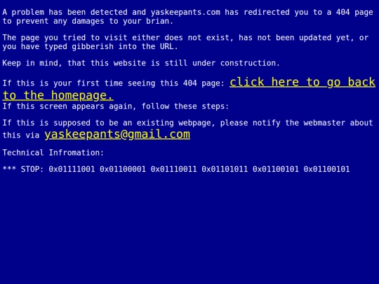 not_found screenshot