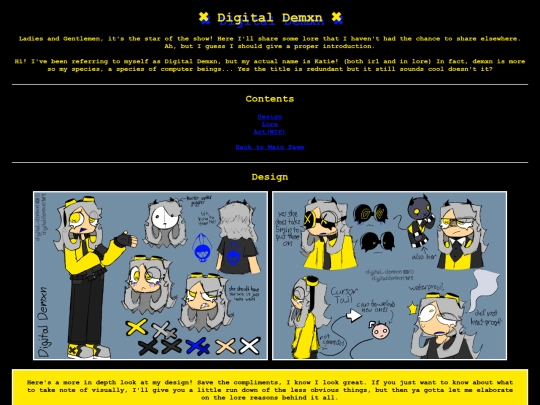 CharacterPages/DigitalDemxn screenshot