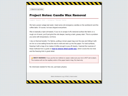 candle-wax screenshot