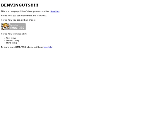 index screenshot