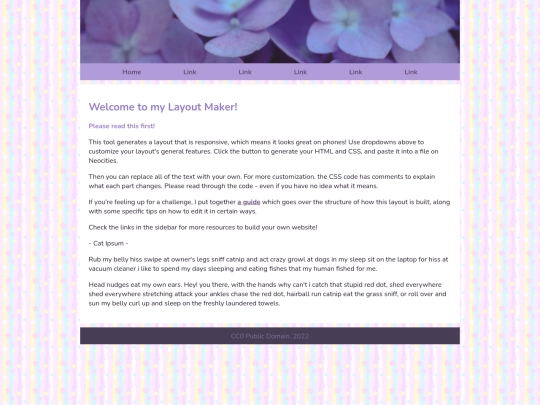 test screenshot